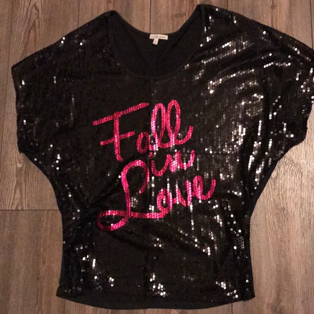 Fall in Love sequins top